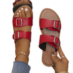 Damen Komfortable Clogs mit doppelt verstellbarem Riemendesign R&B