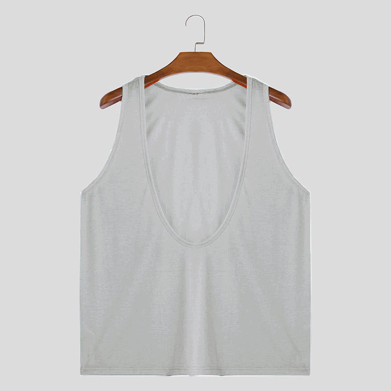 Herren Sportliches Ärmelloses T-Shirt aus atmungsaktivem Material R&B