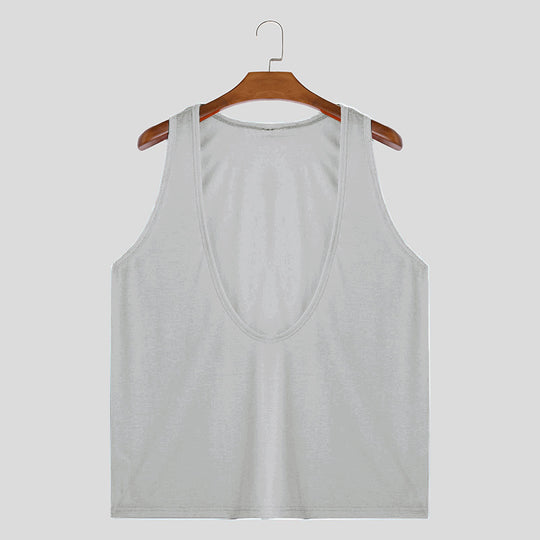 Herren Sportliches Ärmelloses T-Shirt aus atmungsaktivem Material R&B
