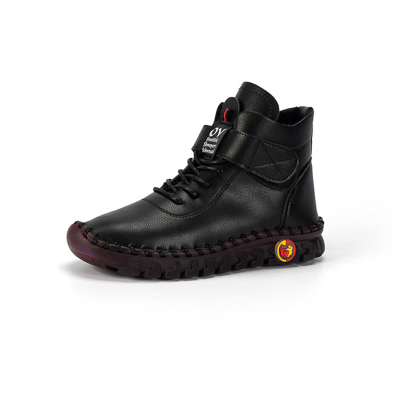 Damen klassische Schnürstiefel mit funktionalem Design und hochwertiger Lederausstattung R&B