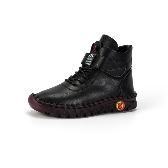 Damen klassische Schnürstiefel mit funktionalem Design und hochwertiger Lederausstattung R&B