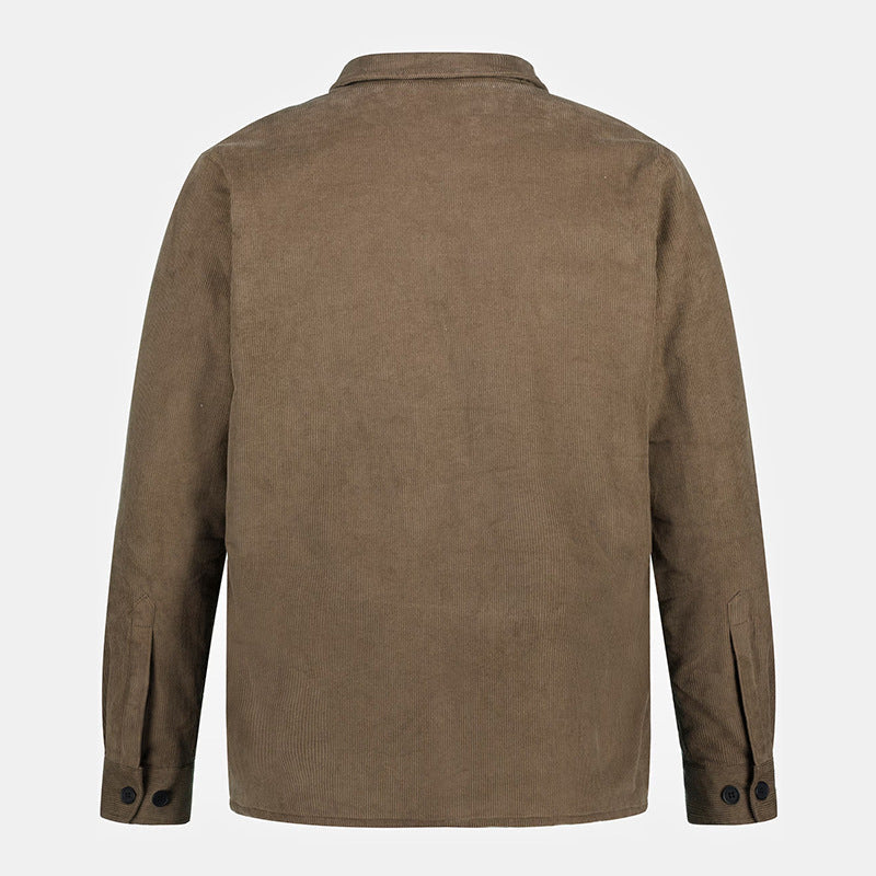 Herren Cordjacke mit praktischen Brusttaschen und modernem Schnitt