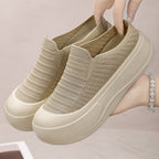 Damen modische Komfort-Slipper mit luftdurchlässigem Obermaterial und rutschfester Sohle R&B