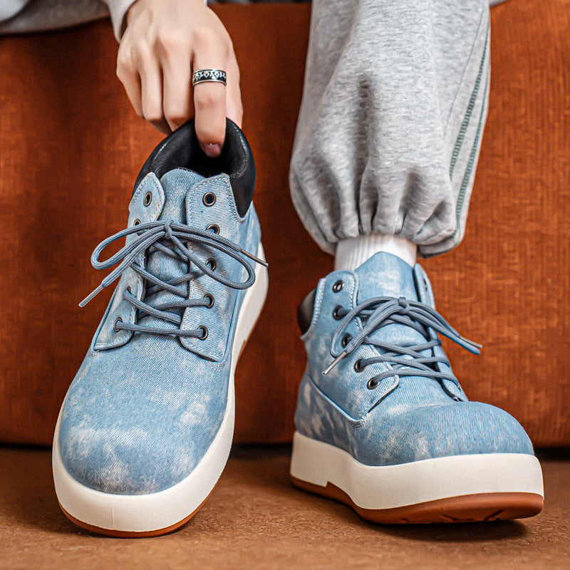 Damen Hochwertige Denim-Boots mit rutschfester Sohle und atmungsaktivem Innenfutter R&B