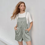Damen Jumpsuit mit schicker Streifenoptik und verstellbarem Taillenzug R&B