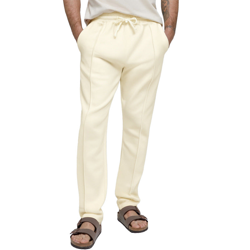 Herren sportliche Freizeithose mit elastischem Bund und seitlichen Eingrifftaschen R&B