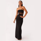Damen Elegantes Minikleid mit verführerischem Spitzenoberteil und figurbetontem Schnitt R&B
