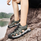 Damen Sportliche Wassersandalen mit flexiblem Schnellschnürsystem R&B