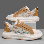 Damen Freizeit Sneaker mit modischer Textil-Oberfläche und bequemer Dämpfung R&B