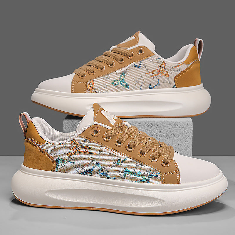 Damen Freizeit Sneaker mit modischer Textil-Oberfläche und bequemer Dämpfung R&B