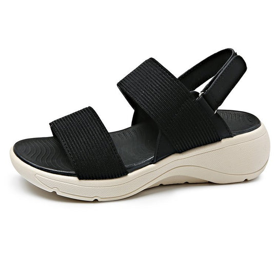 Damen bequeme Sandalen mit orthopädischer Fußbett R&B