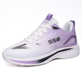 Damen Sportliche Laufschuhe mit atmungsaktiver Oberflächenstruktur und dämpfender Sohle R&B