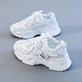 Damen modische Chunky Sneakers mit atmungsaktiver Mesh-Oberfläche und dämpfendem Sohlenprofil R&B