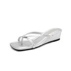 Damen Wedge-Sandalen mit elegantem Kreuzriemen-Design
