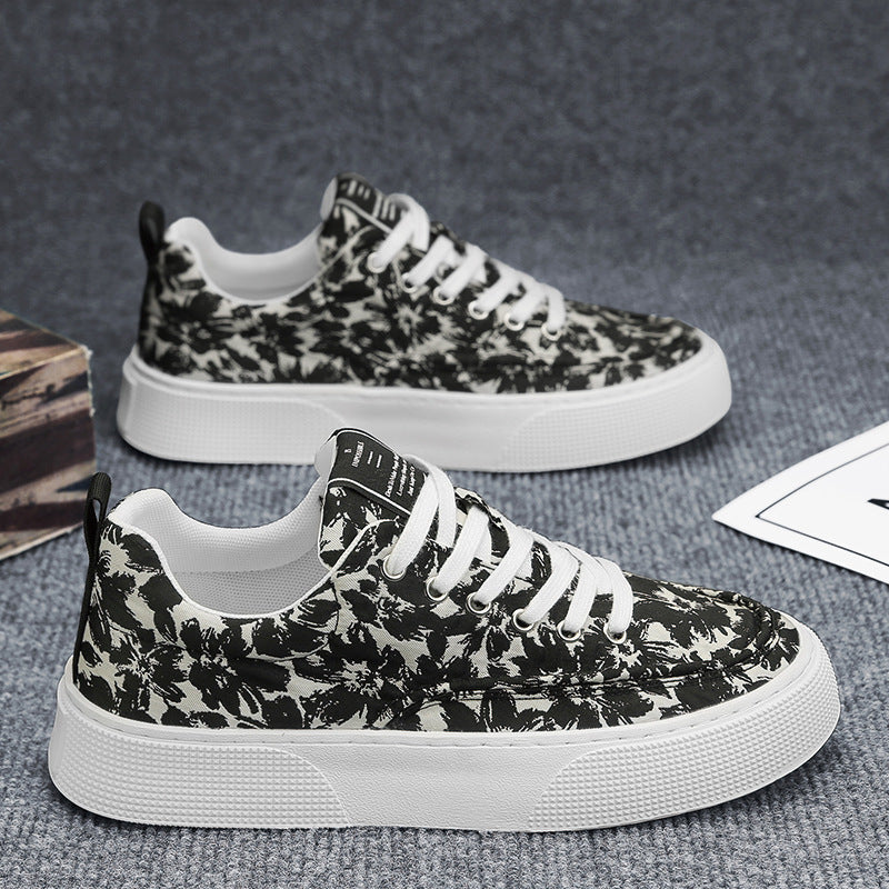 Damen Freizeitsneaker mit floralem Muster und rutschfester Sohle R&B