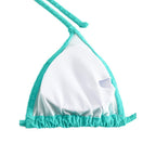 Damen Triangel-Bikini mit verstellbaren Trägern und seitlichen Schnüroptionen R&B