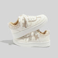 Damen Sneakers mit verspieltem Sternenmuster und weichem Innenfutter