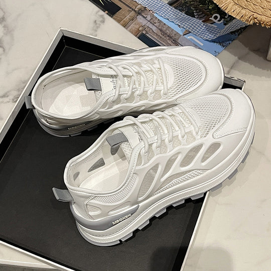 Damen Sportliche Laufschuhe mit atmungsaktiver Mesh-Konstruktion und dämpfender Sohle R&B