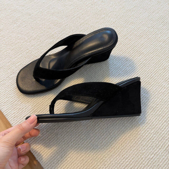 Damen Wedgesandalen mit komfortablem Fußbett und modischem Design R&B