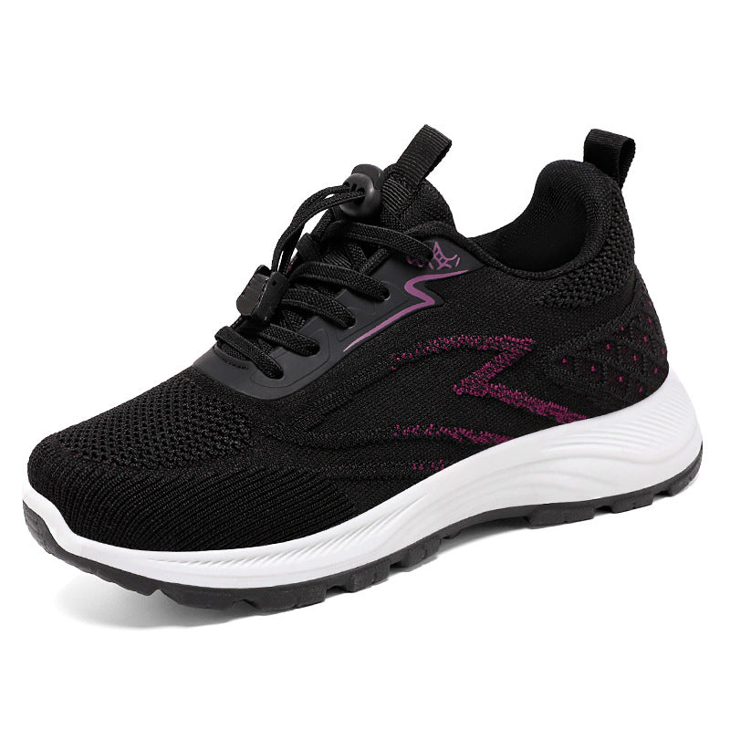 Damen Sportliche Fitness-Sneaker mit atmungsaktivem Obermaterial R&B