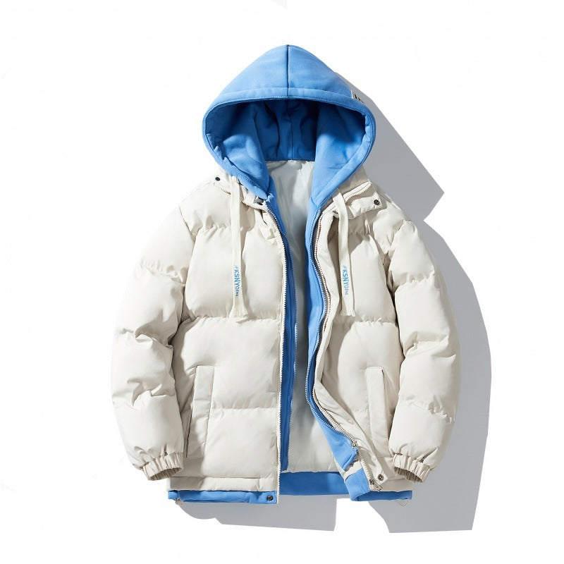 Damen modische Steppjacke mit Kapuze und wendbarem Design