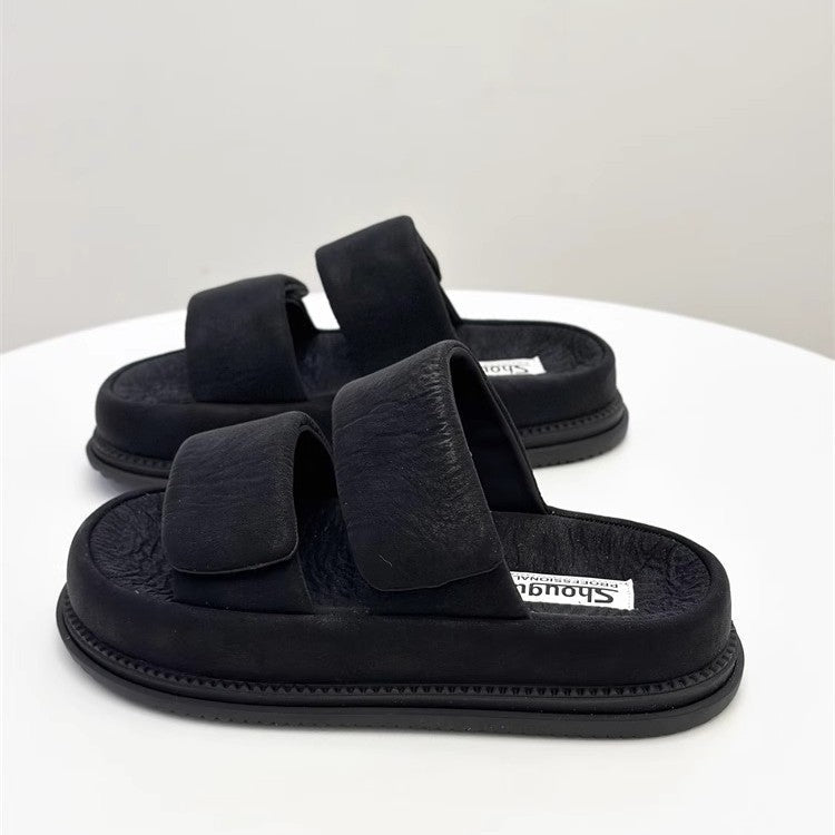 Damen bequeme Komfort-Pantoletten mit regulierbarem Riemendesign und ergonomischer Fußbettgestaltung R&B
