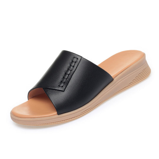 Damen Komfortable Wedgesandaletten mit elegantem Riemen und rutschfester Sohle R&B