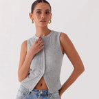 Damen tailliertes Schlafoberteil R&B