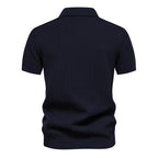Herren Polo-Shirt mit modernen Strukturmustern
