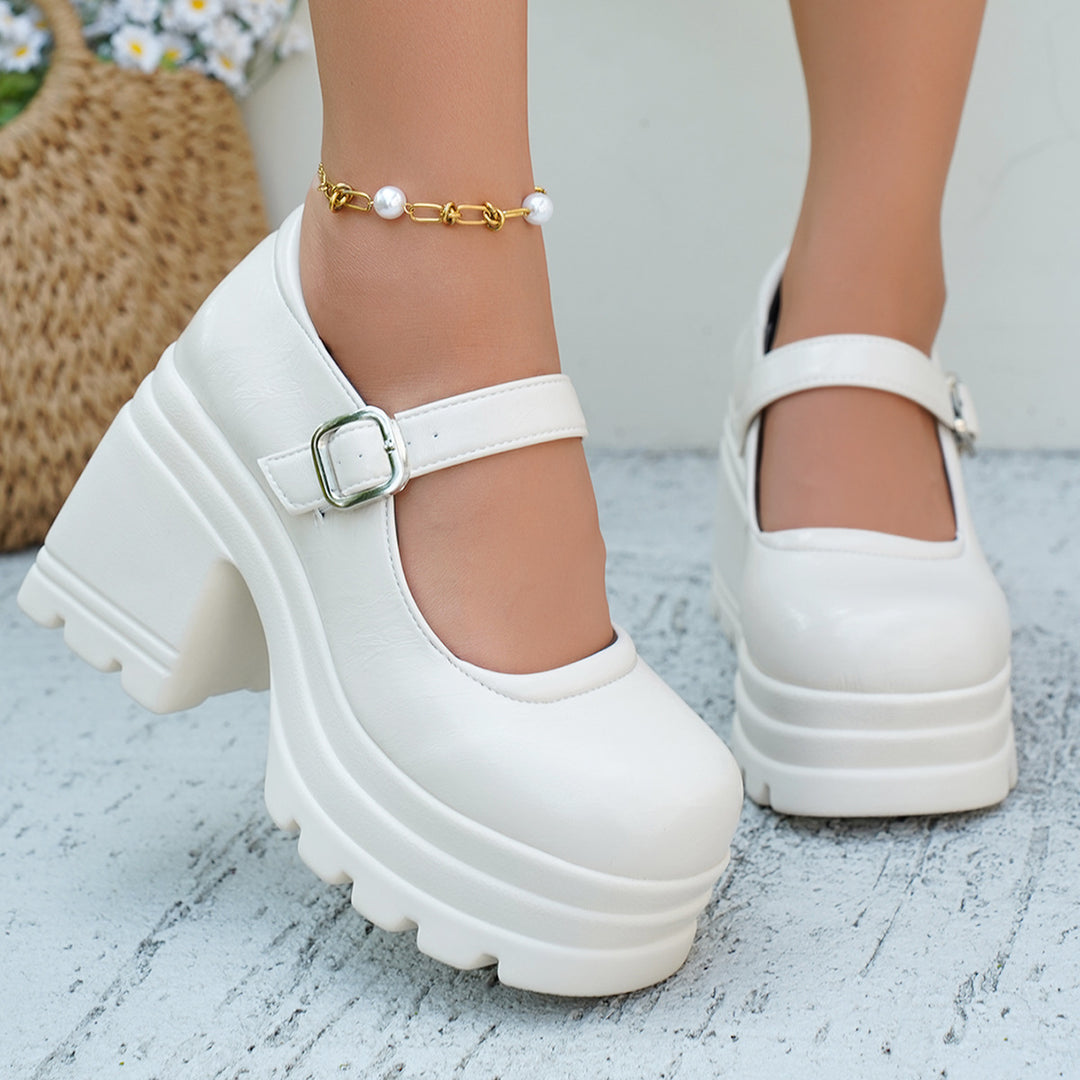 Damen Komfortable Plateaustiefel R&B