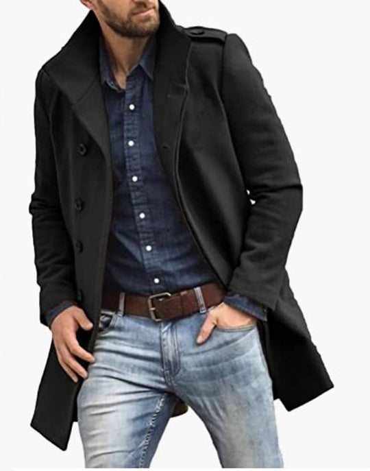 Herren modischer Mantel R&B