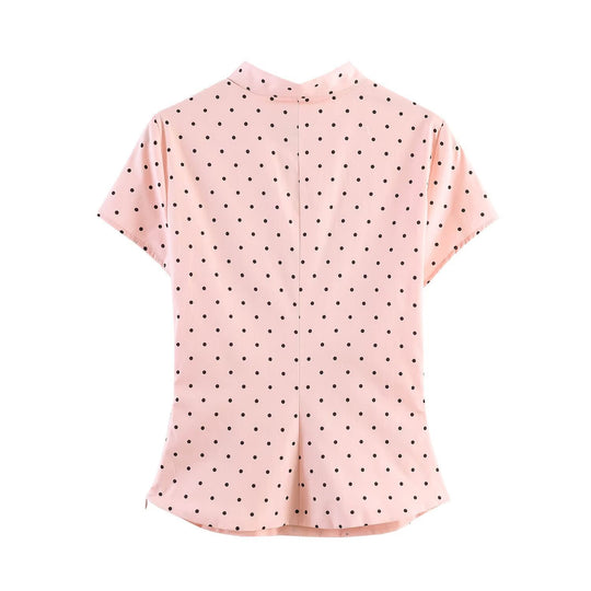Damen Elegantes Oberteil mit innovativem Ausschnitt und feinem Stoff R&B