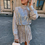 Damen Glitzerndes Cocktailkleid R&B