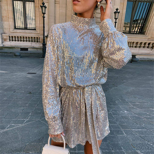 Damen Glitzerndes Cocktailkleid R&B