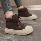Damen Winterliche High-Top Sneakers mit kuscheligem Innenfutter R&B
