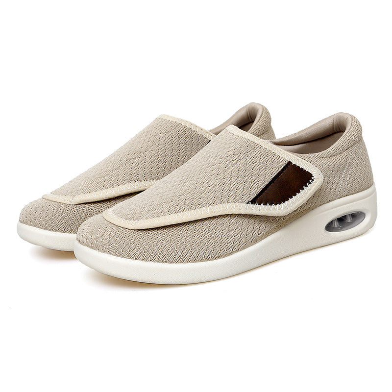 Damen Bequeme Slip-On Fitnessschuhe mit atmungsaktivem Mesh-Obermaterial R&B