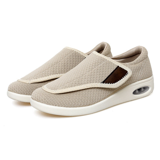 Damen Bequeme Slip-On Fitnessschuhe mit atmungsaktivem Mesh-Obermaterial R&B