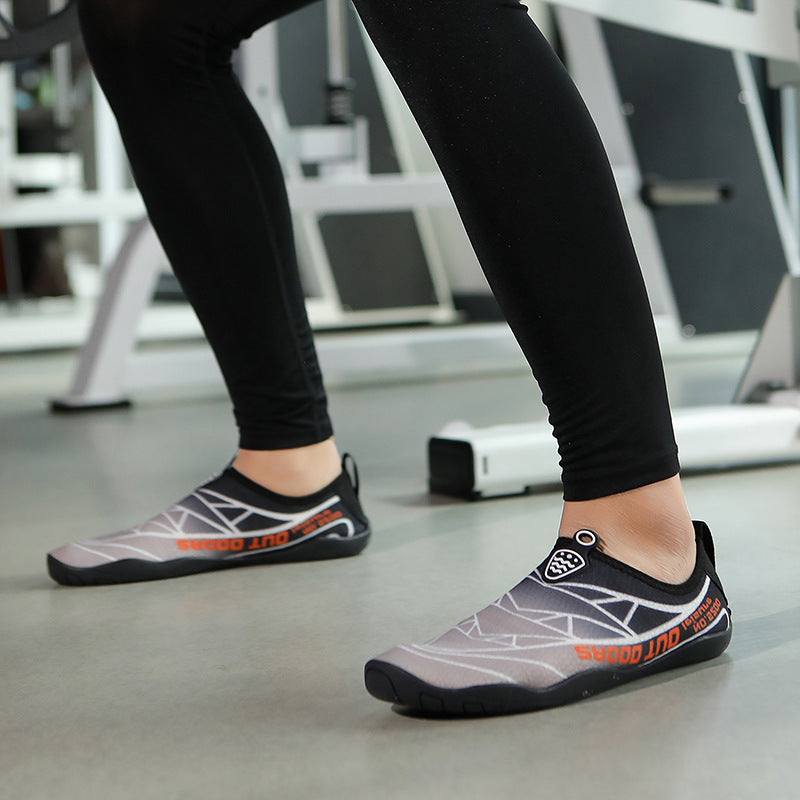 Damen Aqua-Freizeitschuhe mit elastischem Obermaterial und rutschfester Sohle R&B