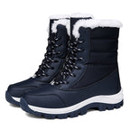 Damen Winterstiefel mit rutschfester Sohle und wärmendem Futter R&B