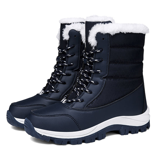 Damen Winterstiefel mit rutschfester Sohle und wärmendem Futter R&B