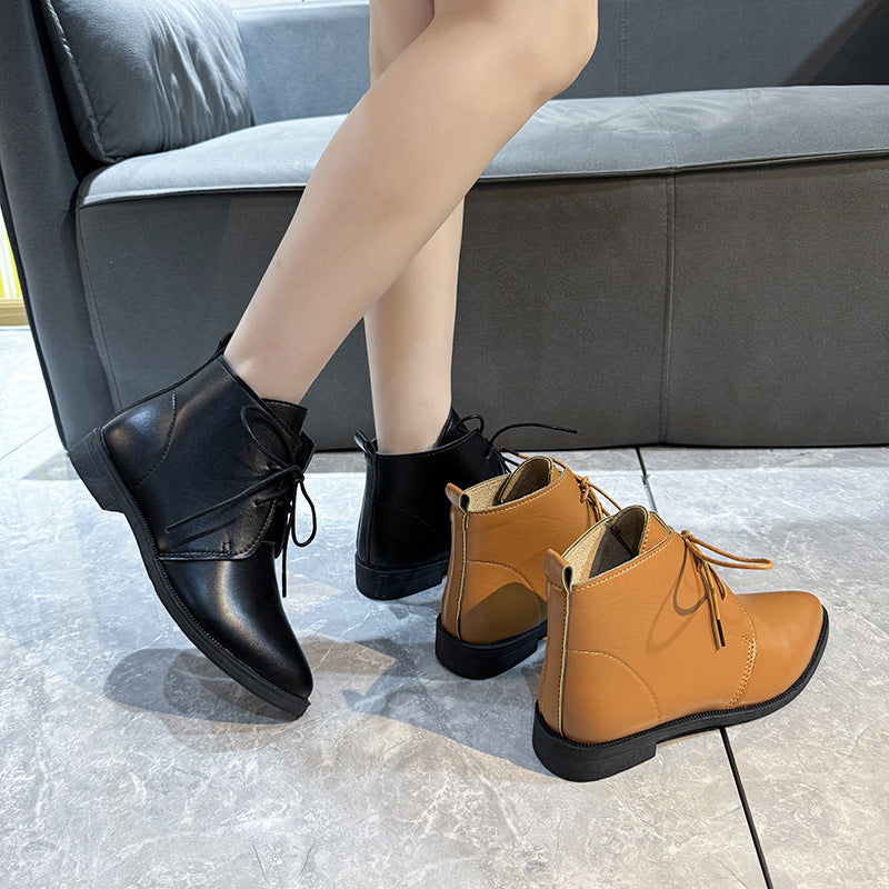 Damen elegante Stiefeletten mit spitzem Zehenbereich und hochwertigem R&B