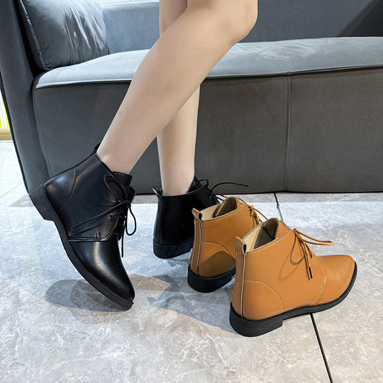 Damen elegante Stiefeletten mit spitzem Zehenbereich und hochwertigem R&B