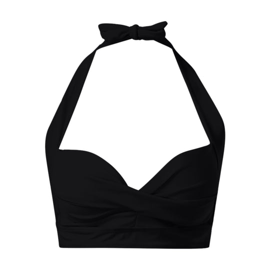 Damen Sportliches Bikinioberteil mit tiefem Ausschnitt und Halter-Design R&B