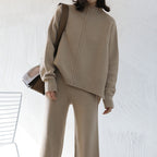 Damen Strickanzug mit weitem Bein und eleganter Passform R&B