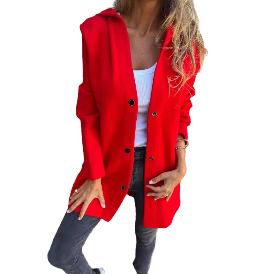 Damen modischer Longblazer R&B