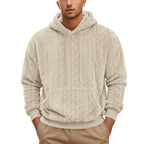 Herren Kuscheliger Hoodie mit innovativer Teddy-Optik und praktischen Eingrifftaschen R&B