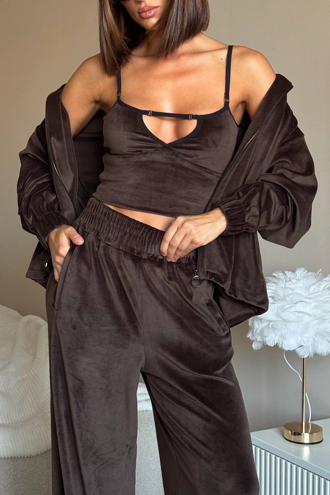 R&B | Dough Kapuzenpullover und Hose Zwei Teile Satz