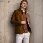 Damen moderne Kordjacke mit praktischen Taschen R&B
