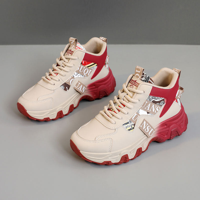 Damen Sportliche Sneakers mit modischem Design und rutschfester Sohle R&B