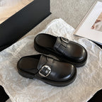 Damen Clogs mit elegantem Schnallenverschluss und rutschfester Sohle R&B